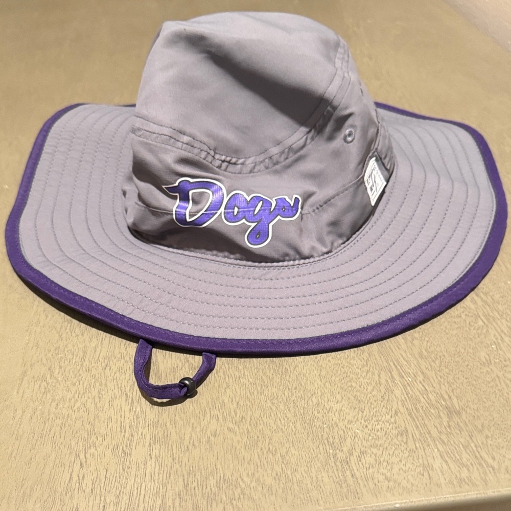The Game Georgia Bulldogs Gray and Purple Wide Brim Adjustable Hat